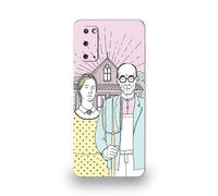 MightySkins Skin per Samsung Galaxy S20 - American Gothic Pop | Cover protettiva in vinile resistente e unica | Facile da applicare, rimuovere e