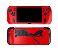 MightySkins - Skin protettiva compatibile con Asus ROG Ally X, in vinile, 3M, facile da applicare, realizzata negli Stati Uniti, colore: Rosso