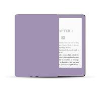 MightySkins - Skin protettiva e unica in vinile compatibile con Amazon Kindle Paperwhite 5 da 6,8" di 11a generazione (2021), tinta unita, colore: lavanda, pellicola protettiva e unica in vinile,