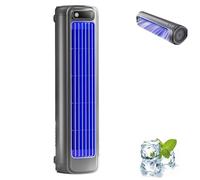 Migilife Cooling Ace, condizionatore d'aria portatile Sherum Cooling Ace, 3 velocità regolabili, touch screen LED, ricaricabile tramite USB, silenzioso, tipo 3D, per godere di un raffreddamento rapido