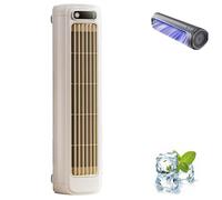 Migilife Cooling Ace, condizionatore d'aria portatile Sherum Cooling Ace, 3 velocità regolabili, touch screen LED, ricaricabile tramite USB, silenzioso, tipo 3D, per godere di un raffreddamento rapido