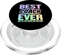 Miglior allenatore di sempre Sì, mi hanno comprato questa maglietta Coach Gifts PopSockets PopGrip per MagSafe