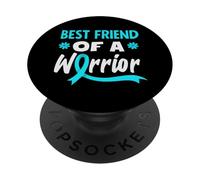 Miglior amico di un guerriero supporto per il cancro cervicale PopSockets PopGrip Adesivo