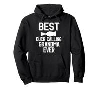 Miglior Anatra Calling Nonna Ever Duck Hunter Felpa con Cappuccio