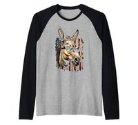 Miglior asino per uomini donne zoo mulo cavallo fattoria amante degli animali Maglia con Maniche Raglan
