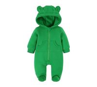 Miglior Body Neonato Del Bambino Ragazza Pagliaccetto Manica Lunga Tinta Unita Harness All'esterno Body Pagliaccetto Tutina Abbigliamento Pagliaccetto, verde, 18-24 mesi