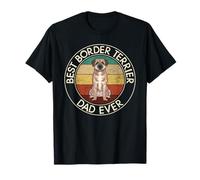 Miglior Border Terrier Dog Dad Maglietta