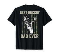 Miglior Buckin Dad Ever - Whitetail Buck Deer Hunter - SUL INDIETRO Maglietta