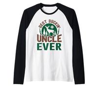 Miglior Buckin' Uncle Ever Cacciatore di Caccia ai Cervi Maglia con Maniche Raglan