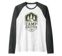 Miglior Camp Director Camping Staff Squad Host Counselor Gear Maglia con Maniche Raglan