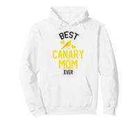 Miglior Canary Mom Ever Felpa con Cappuccio