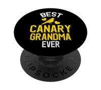 Miglior Canary Nonna Mai Carino Canary Con Cuori PopSockets PopGrip Adesivo