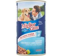 MIGLIOR CANE 24 BARATTOLI - BOCCONCINI DI PESCE E CARNI BIANCHE GR.405 8007520