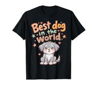 Miglior Cane del Mondo: Simpatico Cucciolo Divertente Cane Stile Kawaii Maglietta