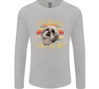 Miglior Cane Di Sempre I Shih Tzu Non Divertente Uomo Manica Lunga T-Shirt