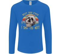 Miglior Cane Di Sempre I Shih Tzu Non Divertente Uomo Manica Lunga T-Shirt