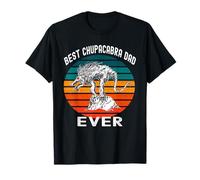 Miglior Chupacabra Dad Mai Cryptid Messicano con zanne dagli Occhi Rossi Maglietta