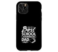 Miglior consigliere scolastico papà apprezzamento opere d'arte Custodia per iPhone 11 Pro