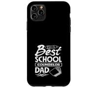 Miglior consigliere scolastico papà apprezzamento opere d'arte Custodia per iPhone 11 Pro Max