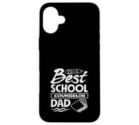 Miglior consigliere scolastico papà apprezzamento opere d'arte Custodia per iPhone 16 Plus