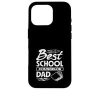 Miglior consigliere scolastico papà apprezzamento opere d'arte Custodia per iPhone 16 Pro
