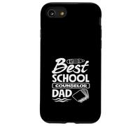 Miglior consigliere scolastico papà apprezzamento opere d'arte Custodia per iPhone SE (2020) / 7/8