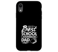 Miglior consigliere scolastico papà apprezzamento opere d'arte Custodia per iPhone XR