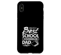 Miglior consigliere scolastico papà apprezzamento opere d'arte Custodia per iPhone XS Max