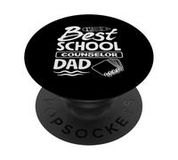Miglior consigliere scolastico papà apprezzamento opere d'arte PopSockets PopGrip Adesivo