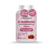 Miglior D MANNOSIO PURO Mirtillo rosso d mannosio cistite vie urinarie 2200mg