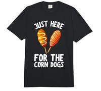 Miglior Design del Cane di Mais per Gli Amanti del Corndog degli Uomini delle Donne dei Bambini Comfort Colors Adult Heavyweight T-Shirt