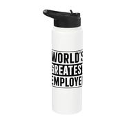 Miglior dipendente del mondo Stainless Steel Insulated Water Bottle