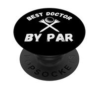 Miglior dottore par divertente medico golf umorismo PopSockets PopGrip Adesivo