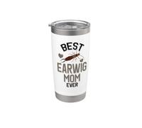 Miglior Earwig Mom Ever Cute Bug Lover Bicchiere termico in acciaio inox doppia parete