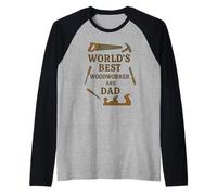 Miglior Falegname e papà del Mondo Maglia con Maniche Raglan