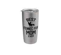 Miglior Fennec Fox Mom Ever Bicchiere termico in acciaio inox doppia parete