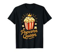 Miglior Film d'Arte di Popcorn per Donne e Ragazze Food Popcorn Lovers T Maglietta