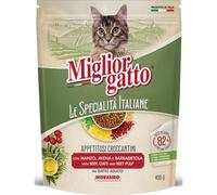 MIGLIOR GATTO 9 CONFEZIONI - SPECIALITA ITALIANE APPETITORI CROCCANTINI MANZO A