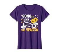 Miglior Granny I Am A Granny Breaking Divertente Maglietta, Donna, Viola, 3XL