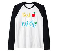 Miglior Insegnante di Sempre - Carino Insegnante apprezzamento per Gli educatori Maglia con Maniche Raglan