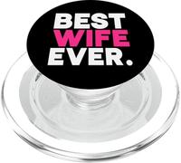 Miglior moglie mai marito sposato mogli luna di miele moglie coppia PopSockets PopGrip per MagSafe