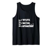 Miglior Moglie, Mamma & Optometrista - Opere d'Arte Femminili potenziate Canotta