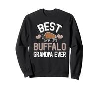 Miglior Nonno Buffalo di Sempre Felpa