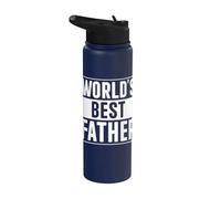 Miglior padre del mondo Stainless Steel Insulated Water Bottle