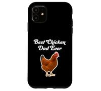 Miglior papà di pollo di sempre - Rhode Island Red Chicken Custodia per iPhone 11