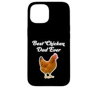 Miglior papà di pollo di sempre - Rhode Island Red Chicken Custodia per iPhone 15