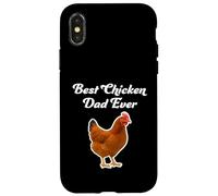 Miglior papà di pollo di sempre - Rhode Island Red Chicken Custodia per iPhone X/XS
