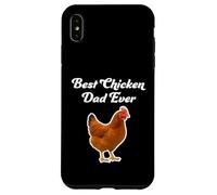 Miglior papà di pollo di sempre - Rhode Island Red Chicken Custodia per iPhone XS Max