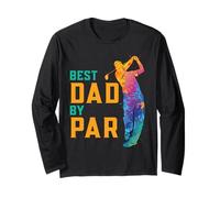 Miglior papà su Golf Campo da Golfista papà Maglia a Manica