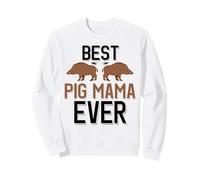 Miglior Pig Mama Ever Caccia al Cinghiale Felpa